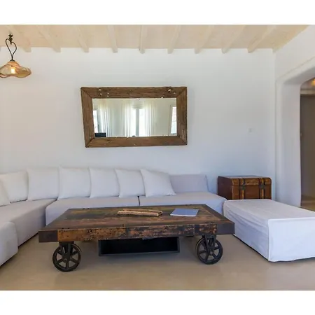 Villa Elite Mykonos Roxane Private Pool 6 Bedrooms Beachfront Ftelia Mykonos Town