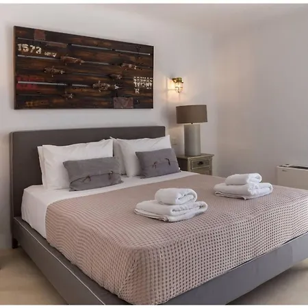 Elite Mykonos Roxane Private Pool 6 Bedrooms Beachfront Ftelia Villa *