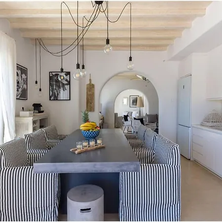 Elite Mykonos Roxane Private Pool 6 Bedrooms Beachfront Ftelia *