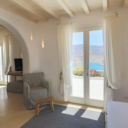 Villa Elite Mykonos Roxane Private Pool 6 Bedrooms Beachfront Ftelia *
